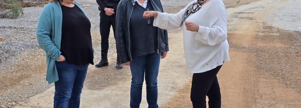 Càlig mostra a la Subdelegació del Govern i a la Diputació Provincial els desperfectes soferts per la DANA