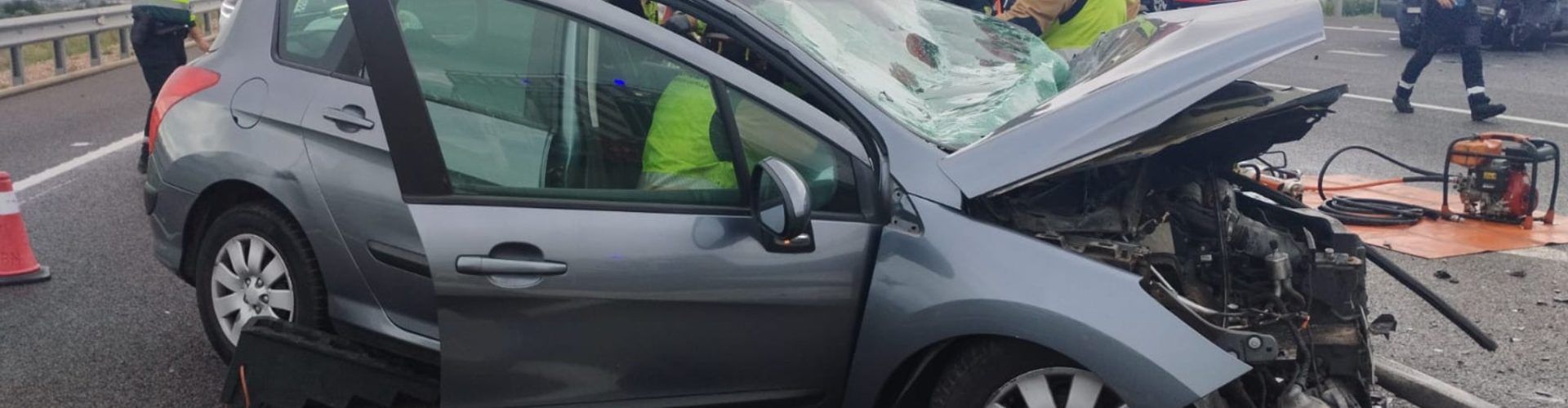 Accidente con heridos en Vinaròs en el km. 1.053 de la N-340