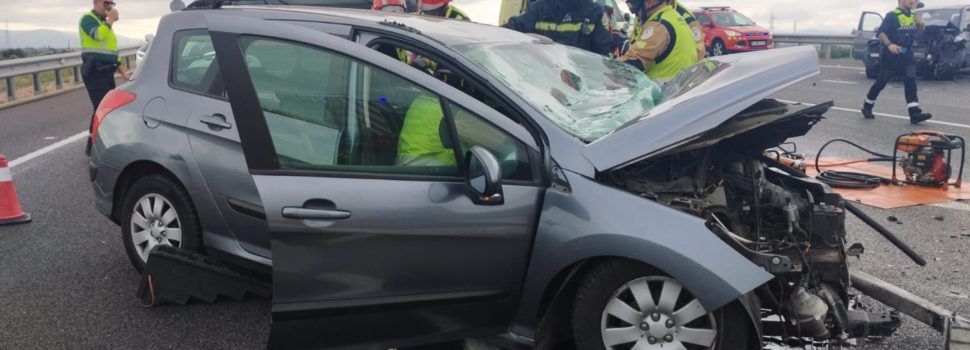 Accidente con heridos en Vinaròs en el km. 1.053 de la N-340