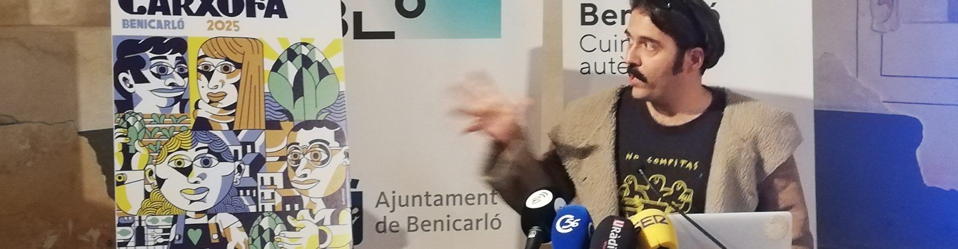 La Festa de la Carxofa de Benicarló 2025 ja té cartell, creat per Elías Taño