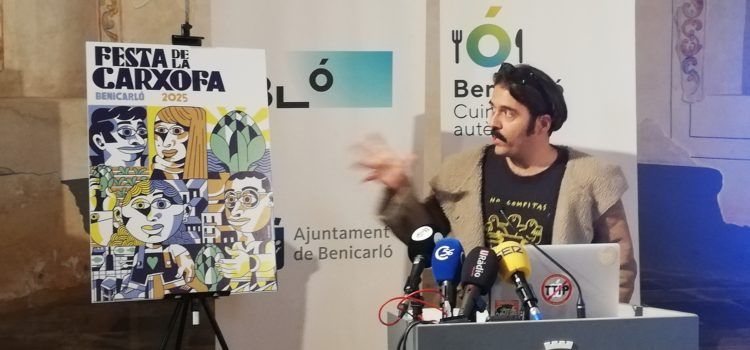 La Festa de la Carxofa de Benicarló 2025 ja té cartell, creat per Elías Taño