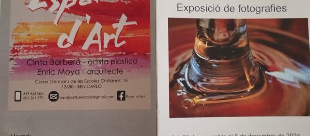 Xavier Marmaña exposa fotografies a l’Espai d’Art de Benicarló