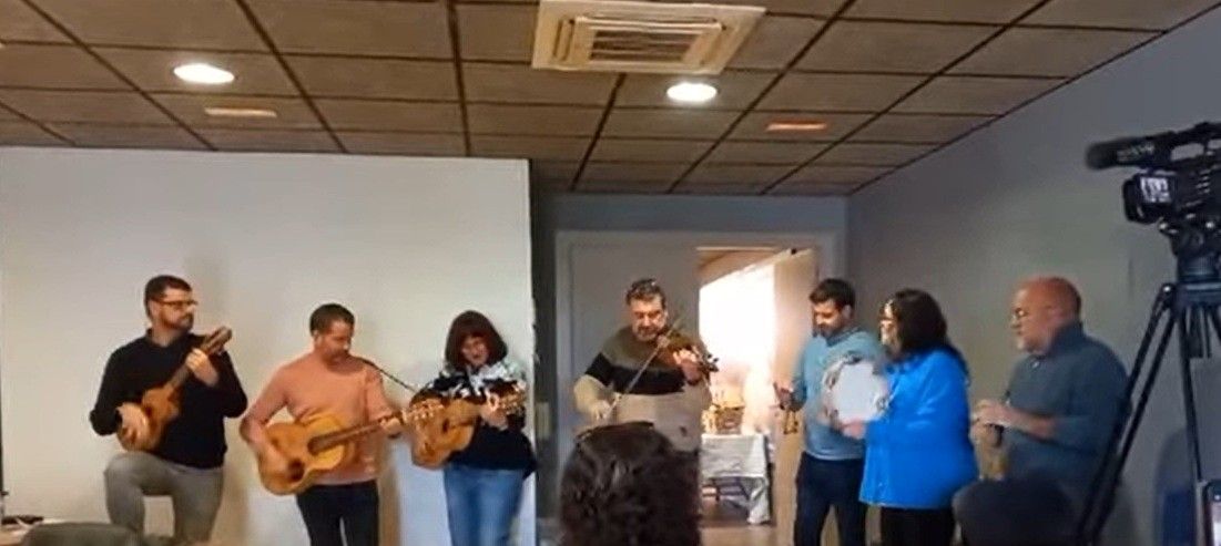 Trobada d’entitats culturals de l’Antiga Diòcesi, a Tivenys,  amb músics del Maestrat