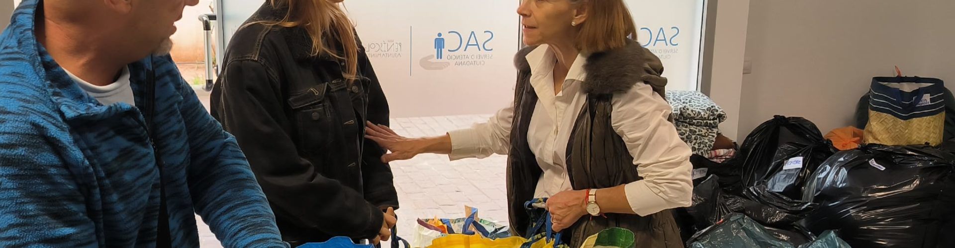 Peñíscola se vuelca con los afectados de la DANA