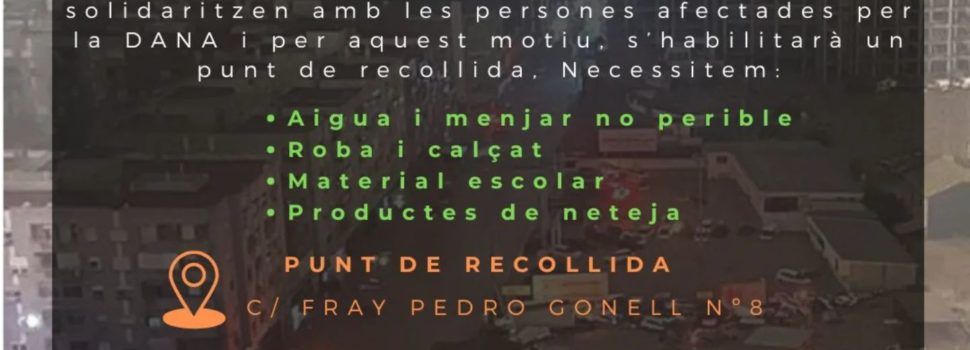 El Carnaval recull ajuda per als afectats per la DANA