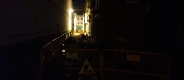 Problemes amb la llum al carrer Convent