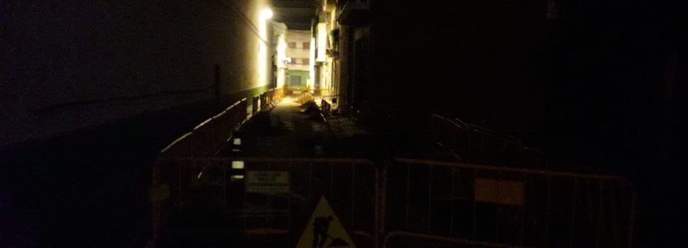 Problemes amb la llum al carrer Convent