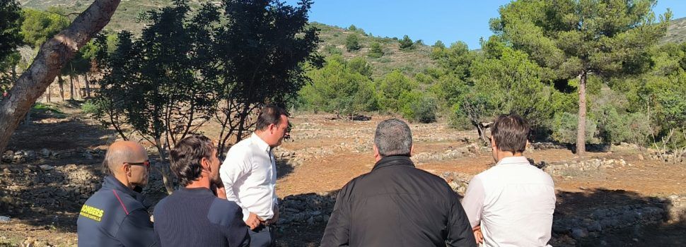 Peníscola acaba en Font Nova els treballs de mitigació del risc d’incendis que s’han dut a terme al llarg de quasi dos mesos