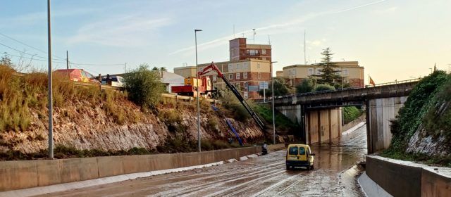 Benicarló fa balanç dels desperfectes causats per les pluges torrencials i recomana prudència en zones rurals
