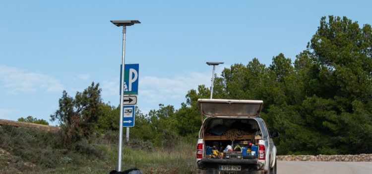L’Ajuntament de Morella instal·la fanals solars des de Santa Llúcia fins a la zona de caravanes