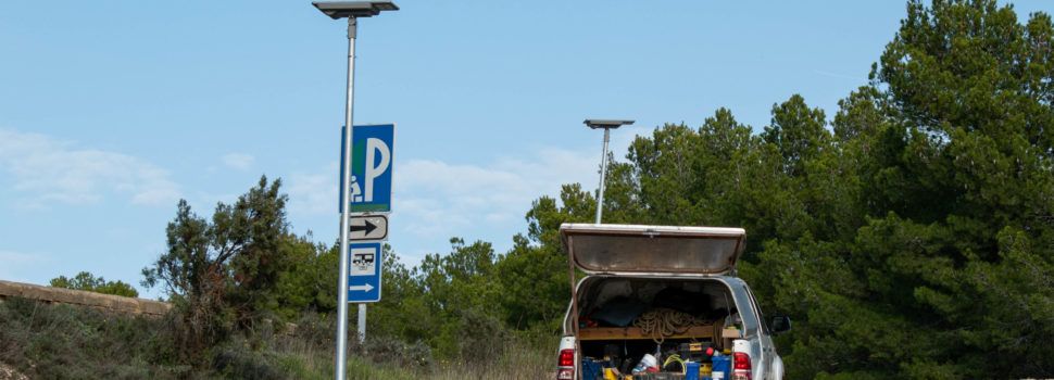 L’Ajuntament de Morella instal·la fanals solars des de Santa Llúcia fins a la zona de caravanes