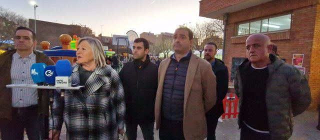 Visita de les autoritats al Parc de Nadal
