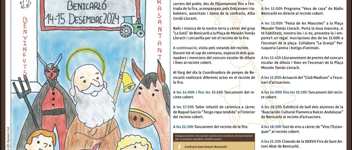 Fira de Sant Antoni a Benicarló aquest cap de setmana