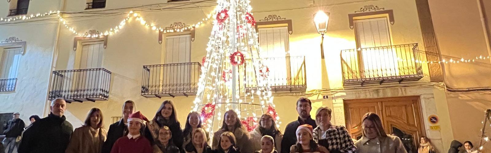 Encesa de llums nadalenques a Càlig