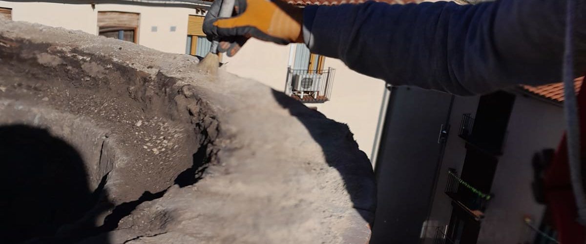 Finalitza l’obra sobre la ximenera del Tint de Morella i torna el veïnat desallotjat