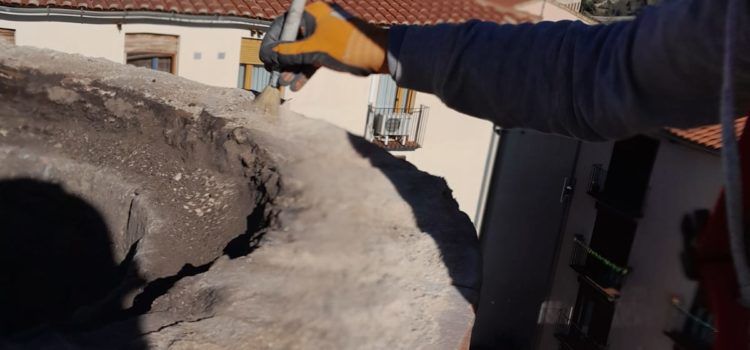 Finalitza l’obra sobre la ximenera del Tint de Morella i torna el veïnat desallotjat
