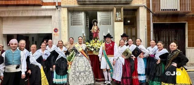 El barri del carrer Santa Bàrbara de Benicarló celebra el 45è aniversari