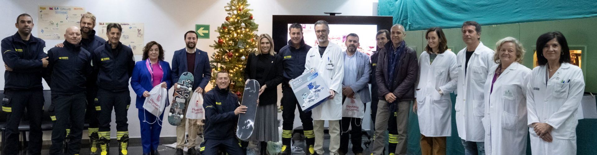 La Diputació de Castelló acosta la il·lusió de Nadal als xiquets hospitalitzats als centres de Castelló, Vila-real i Vinaròs