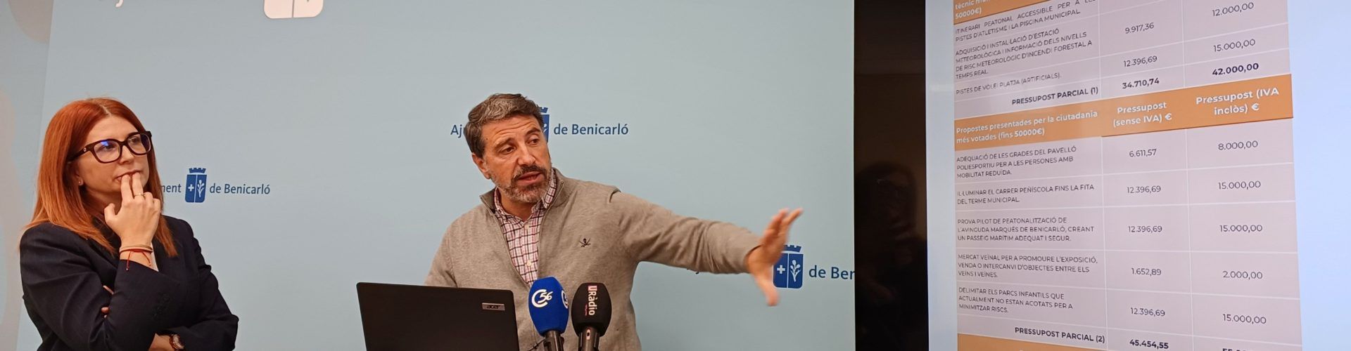 Benicarló executarà vuit projectes a través dels pressupostos participatius 2024