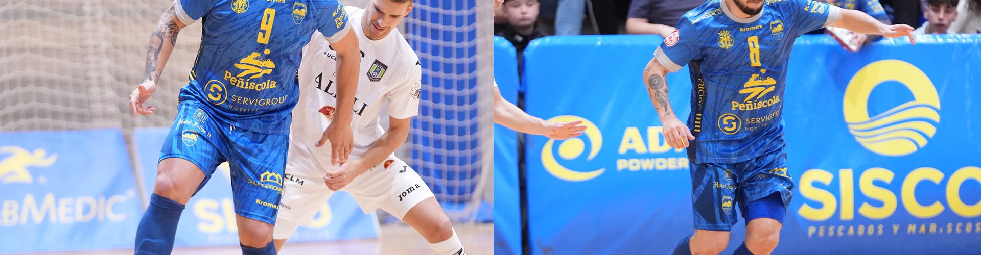 Los jugadores del Servigroup Peñíscola FS, Pani y Juanqui, convocados por la Selección Española