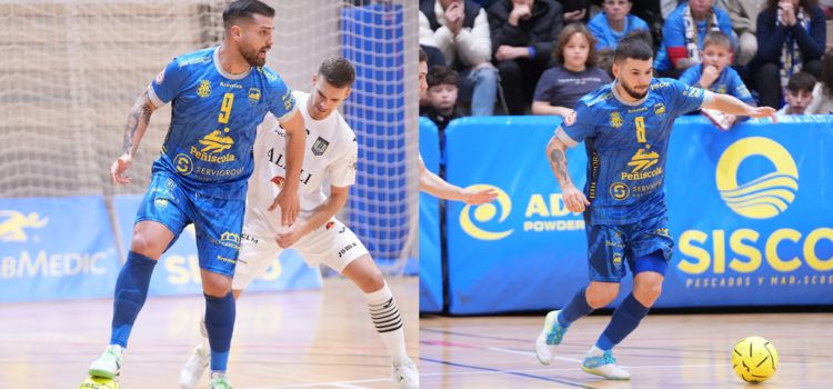Los jugadores del Servigroup Peñíscola FS, Pani y Juanqui, convocados por la Selección Española