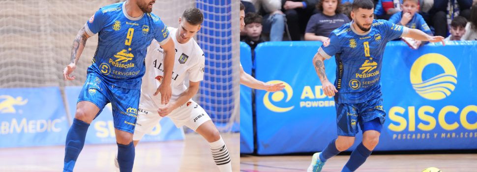 Los jugadores del Servigroup Peñíscola FS, Pani y Juanqui, convocados por la Selección Española