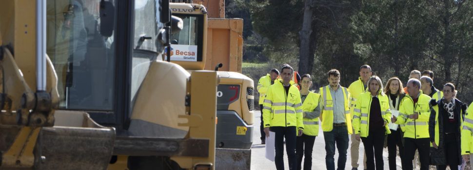 La Diputació reforça la seguretat de la xarxa viària i vertebra el territori amb la millora de la CV-167 de Benassal a Vilafranca