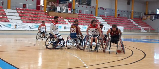 Partido amistoso de baloncesto en silla de ruedas, entre: AGC UPV IN ADIV vs BCR CEM L’H-AFANIAD MAESTRAT
