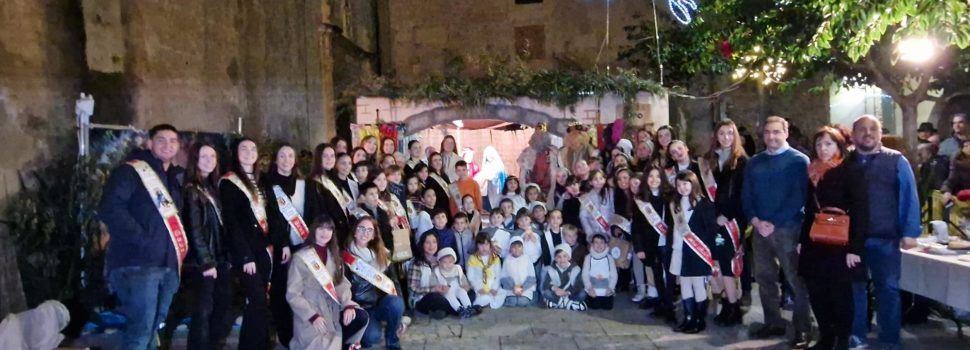 El betlem vivent de Les Camaraes rep els Reis Mags