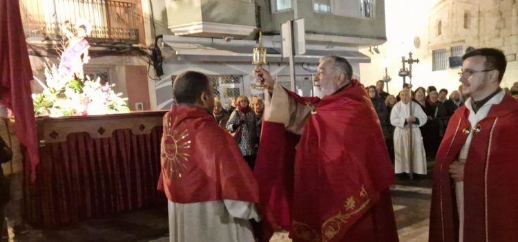 Rebuda i processó de la relíquia de Sant Sebastià