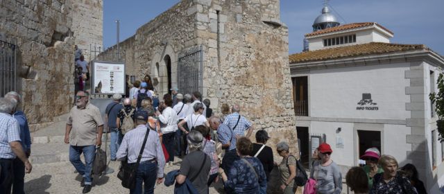 El Castell de Peníscola torna a batre rècords i tanca l’any 2024 amb 342.556 visitants