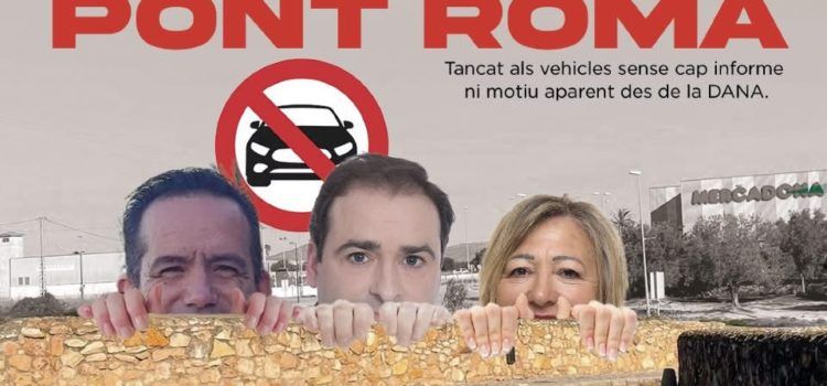PSPV PSOE Vinaròs demana explicacions sobre el perllongat tancament del «Pont Romà»