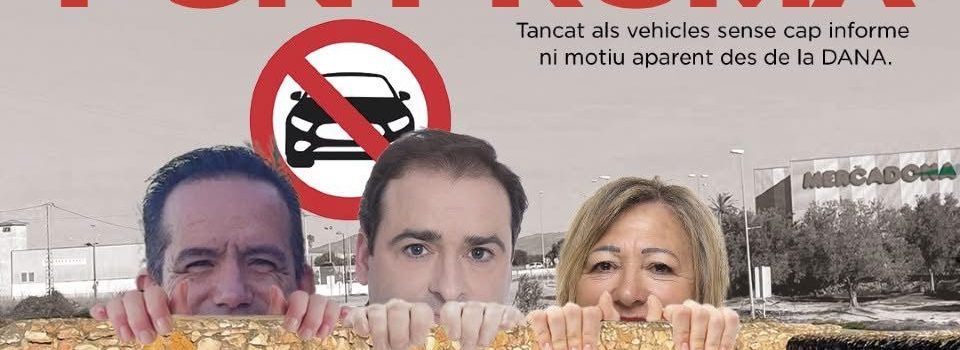 PSPV PSOE Vinaròs demana explicacions sobre el perllongat tancament del «Pont Romà»