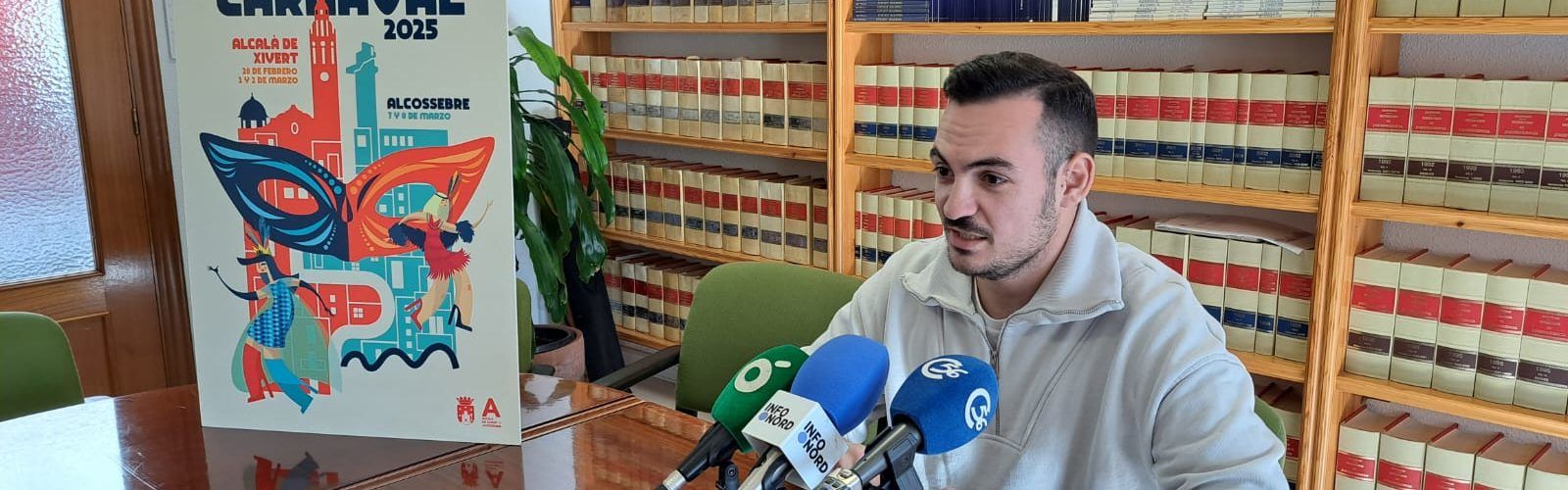 L’Ajuntament d’Alcalà-Alcossebre presenta el cartell i les novetats del Carnaval 2025