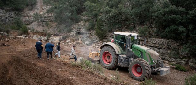 Comence la reparació de més de 70 km de pistes afectades per la DANA al terme de Morella