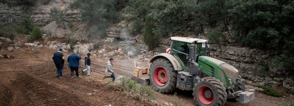 Comence la reparació de més de 70 km de pistes afectades per la DANA al terme de Morella
