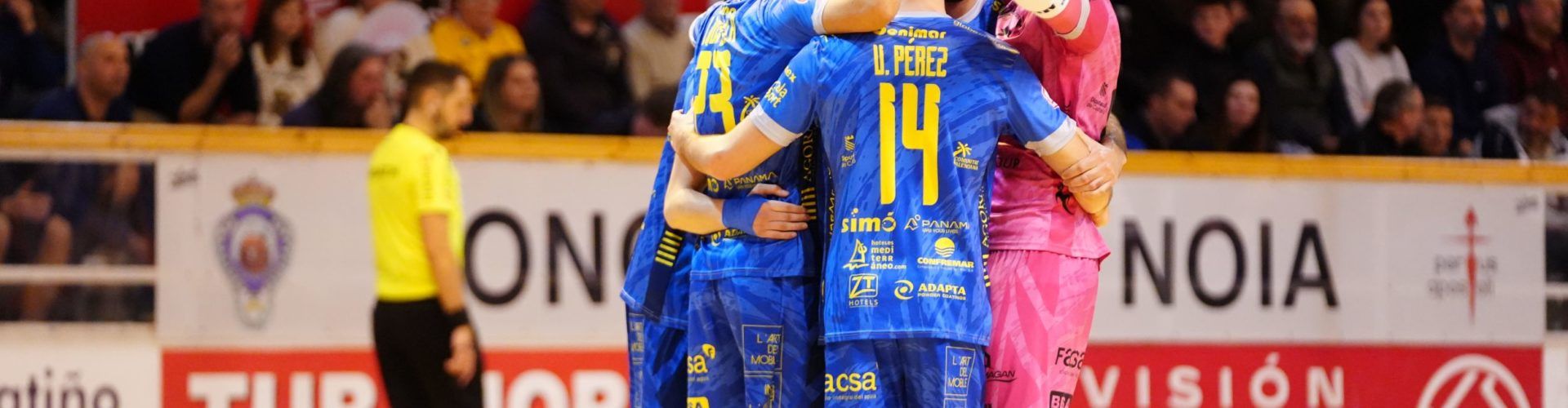El Servigroup Peñíscola FS sigue segundo tras una trabajada victoria en Noia (2-5)