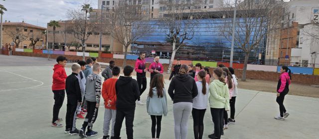 Visita del Club Basket Vinaròs al CEIP Assumpció