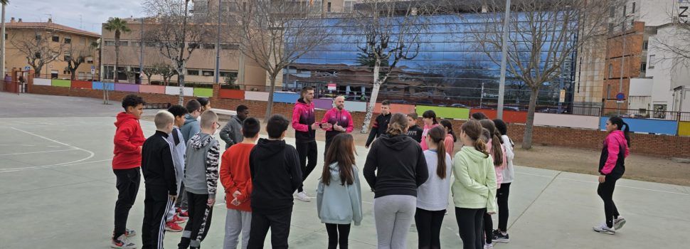 Visita del Club Basket Vinaròs al CEIP Assumpció