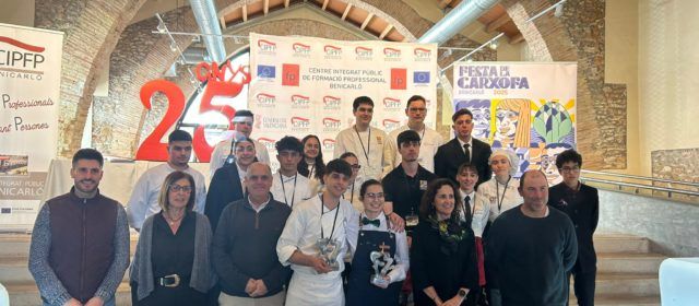 Molt bon nivell en el 12é Concurs gastronòmic de la Carxofa al CIPFP de Benicarló
