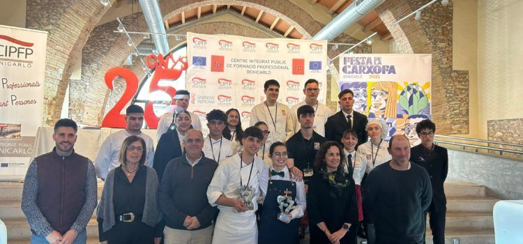 Molt bon nivell en el 12é Concurs gastronòmic de la Carxofa al CIPFP de Benicarló
