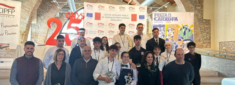 Molt bon nivell en el 12é Concurs gastronòmic de la Carxofa al CIPFP de Benicarló