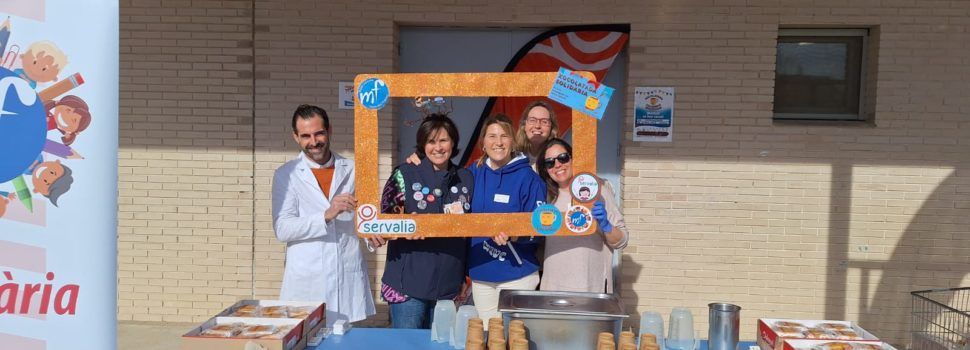 Xocolatada solidària al Manuel Foguet a favor de la investigació del càncer infantil