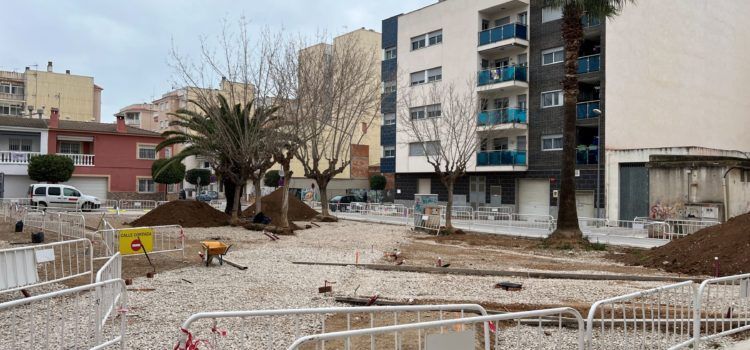 Comencen les obres de remodelació de la plaça de Sant Andreu
