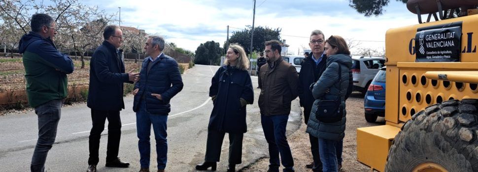 La Conselleria d’Agricultura repara el camí L’Estany d’Alcossebre danat per la DANA