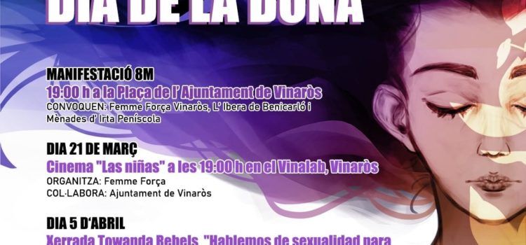 El 8 de març, manifestació pel Dia de la Dona