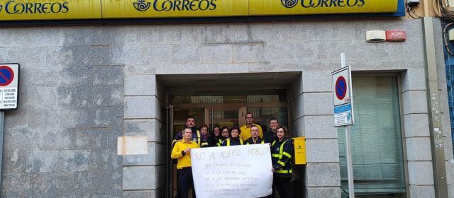 Nuevas huelgas en Correos para frenar la firma del acuerdo marco