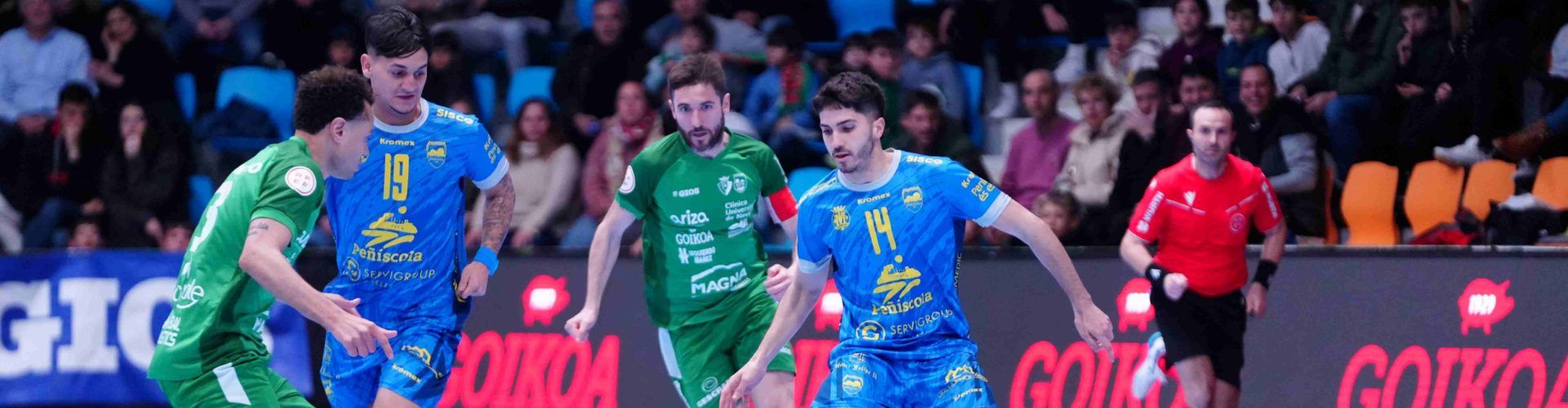 El Servigroup Peñíscola FS suma un punto agridulce en Pamplona (6-6)