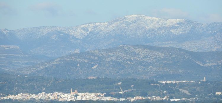 Horitzó nevat des de Vinaròs