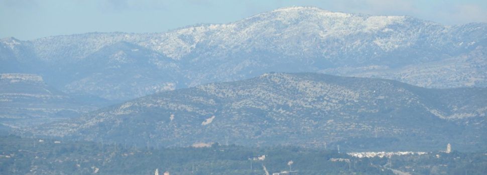 Horitzó nevat des de Vinaròs